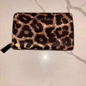 Michael Kors Brown Leopard Print Wallet
